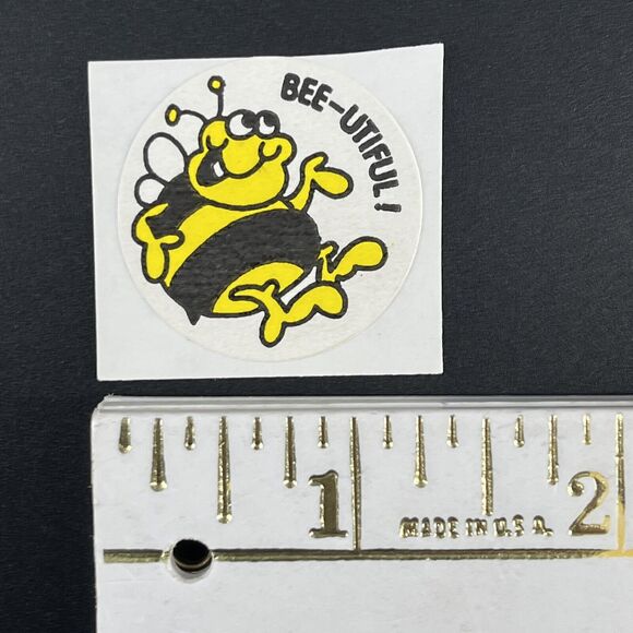 VTG TREND MATTE Scratch and Sniff Stinky Stickers Honey, BEE-UITIFUL Lot Of 8 - Picture 6 of 8